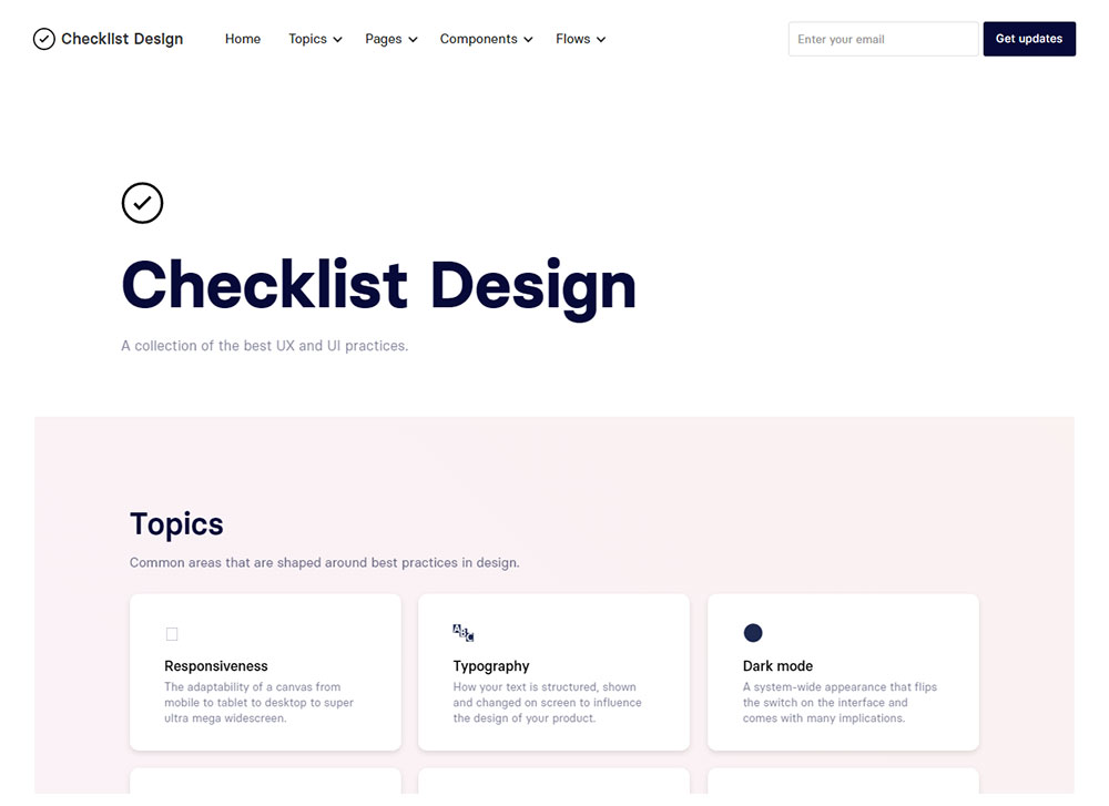 Checklist Design