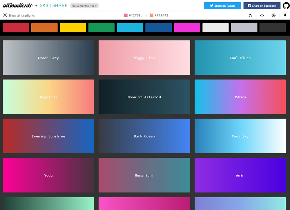 UI Gradients
